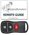 2005-2009 Nissan Xterra Keyless Entry Remote Fob Clicker With Free Do-It-Yourself Programming+ Free eKeylessRemotes Guide