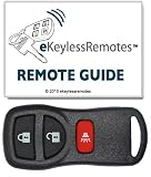 2002-2004 Nissan Xterra Keyless ess Entry Remote Fob Clicker With Free Do-It-Yourself Programming+ Free eKeylessRemotes Guide