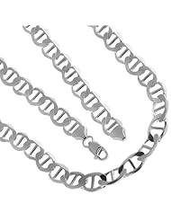 925 Solid Sterling Silver Mariner Chain 20 Inches 3.5 mm 6.7 Grams
