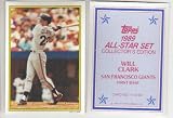 1989 Topps Glossy All Star Send In Baseball Card Will Clark