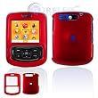 Red Snap-On Cover Case Cell Phone Protector for UTStarcom TXT8010 BLITZ