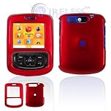Red Snap-On Cover Case Cell Phone Protector for UTStarcom TXT8010 BLITZ