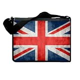 Insomniac Arts -British Union Jack Flag Messenger & Laptop Bag - Multi - One Size