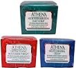 ATHENA 7 Basic Skin Care Collection Set of Three Athena Microdermabrasion Scrub, Athena Nightly Renewal Cream, Athena Day Time Toning Moisturizer