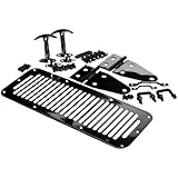 Rampage Jeep 7699 Black Stainless Steel Complete Hood Kit