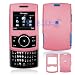 Pink Rubber Feel Snap-On Cover Hard Case Cell Phone Protector for Samsung Propel A767