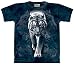 White Tiger Stalk T-Shirt by The Mountain 100% Cotton short sleeve shirt fits Kids, Teens & Adults