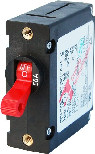 Blue seas ac/dc single pole magnetic red circuit breake…