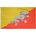 Bhutan Flag Polyester 3 ft. x 5 ft.