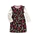 Tea Collection Woodcut Double Decker Dress, Walnut 18-24 Months