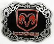 Dodge Ram Logo Enamel Pewter Buckle