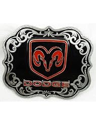 Dodge Ram Logo Enamel Pewter Buckle by LadyM Buckles