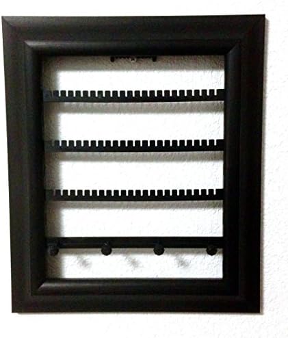 The Jewelry Frame! Decorative Jewelry Display Organizer in a Picture Frame! (8"x10", Black)