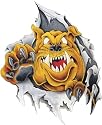 Aufkleber Hund, 115 x 100 mm, Car-Skin-Tattoo