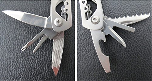 AosKe Multifunctional Pliers Folding Pliers Tool Pliers Outdoor Equipment Combination Spanner Compact Outdoor/indoor Multipurpose Knife with Pliers-pocket Folding Camping Tool