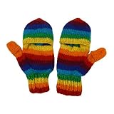 Rasta Mitten - Rainbow W20S41B