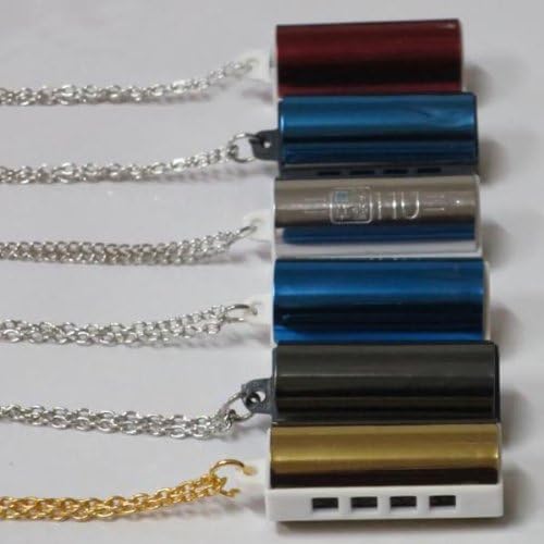 Mini Necklace Echo Harmonica 4 Holes 8 Tones 6 Color Hanging Gift