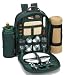 Picnic At Ascot 004XG-C Bon Apetite Backpack for 2 with blanket - Green