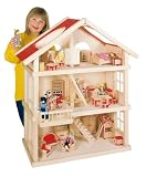 Goki 51957 - Puppenhaus, 3 Etagen