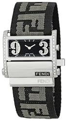 Fendi Women's FE112211BDDC Zip Code Diamond Bezel Watch by Fendi