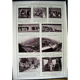 1912 DOG RACING POTSDAM SPORT TRAIN CRASH AMBULANCE