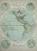 Bacon World maps 1891 Northern Hemisphere Snow Rain