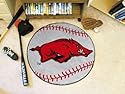 Fanmats Arkansas Razorbacks Baseball-Shaped Mat