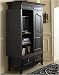 Hammary T1056998-22B / T1056998-22T Avignon Armoire in Satin Black