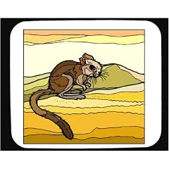 Mauspad mit der Grafik: Tier, chipmunk, Maus, Nagetier, Hamster