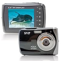 2.4' Black WP6800 18MP Underwater Digital Camera