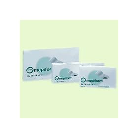 Molnlycke Mepiform Self Adherent Silicone Dressing Mepiform Self-adherent Silicone Dressing: 4 x 7" Box of 5