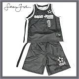 Sean John - Brand new Sean John mens black Jersey & Shorts Set