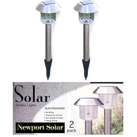 12 Stainless Steel Solar Landscape Lights Lightings 2 LEDs Advanced Store. No Bonus included.