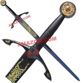 Edward, The Black Prince Noble Sword With Free Wall Display Plaque by DK Online