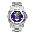 Zanheadgear 'US Air Force' Stainless Steel Military Watch (Chrome)