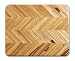 Proteak Teak Cutting Board Rectangle 15-by-12-by-1-Inch Herringbone Grain