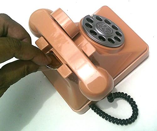 Toy! Piggy Bank Design Old, Cream Telephone,miss You! (Rare Item)