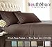 Southshore Fine Living, Inc. Vilano Lace, 4-Piece, 21-Inch Extra Deep Pocket Sheet Set, Easy Care, Shrinkage Free Sheet Set with 1 Flat Sheet, 1 Fitted Sheet, 2 Pillowcases, Chocolate Brown, King