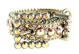 Pink and Gold Croc Bling Dog Collar