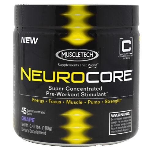 Muscletech Neurocore , Grape, 45 Servings, 189 Grams