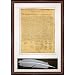 The Declaration of Independence. High Quality Replica of Historical document. Genuine Parchment & Quill. Framed and Matted