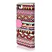 iPhone 5C Case, iPhone 5C Flip Case - E LV Deluxe Tribal print PU Leather Wallet Purse Flip Folio Stand Case Cover for iPhone 5C with 1 Stylus and 1 Clear Screen Protector
