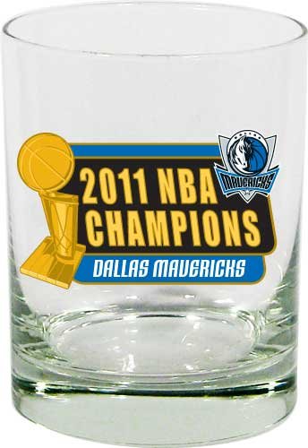 NBA Dallas Mavericks 2010-2011 Champions 14-Ounce Executive Drink Glass