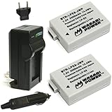 Wasabi Power Battery (2-Pack) and Charger for Canon LP-E8 and Canon EOS 550D, EOS 600D, EOS 700D, EOS Rebel T2i, EOS Rebel T3i, EOS Rebel T4i, EOS Rebel T5i