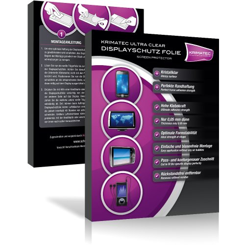 6 x KRIMATEC Screen Protector for Garmin Foretrex 401 - display protection crystalclear