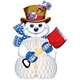 Snowman Centerpiece Party Accessory (1 count) (1/Pkg)