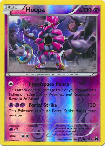 Pokemon - Hoopa (51/114) - XY Steam Siege - Reverse Holo