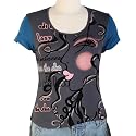 Jessie G. Women's Printed Scoop Neck Tee