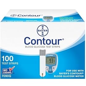 Bayer Contour  Blood Glucose, 100 Test Strips