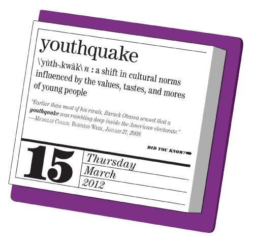 365 New Words-a-Year 2012 Calendar (Page a Day Calendar) [Calendar]